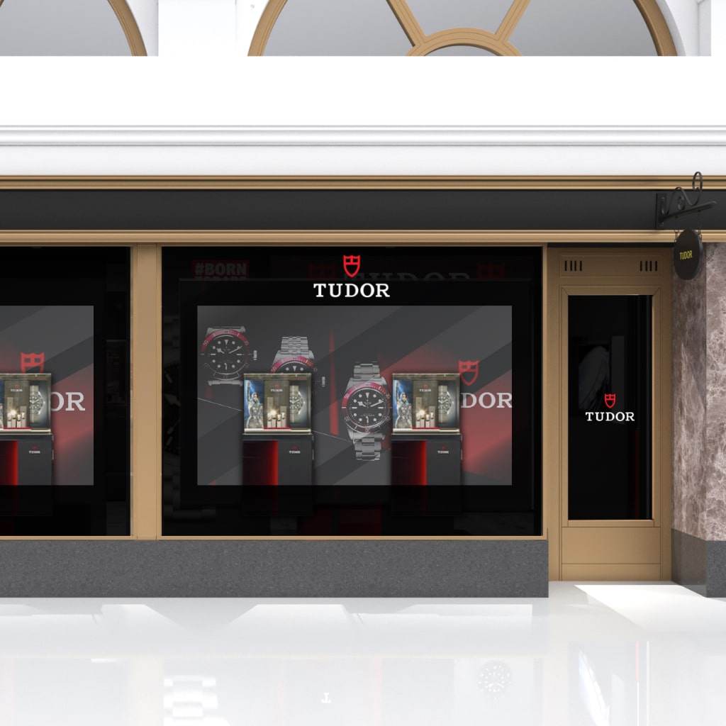 Digitally created shop front mockup to paint a picture of finished project.