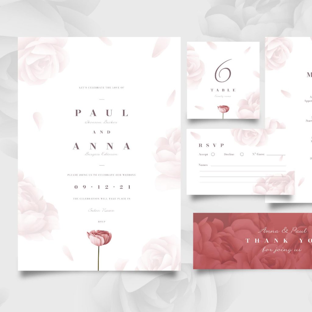 Wedding stationery